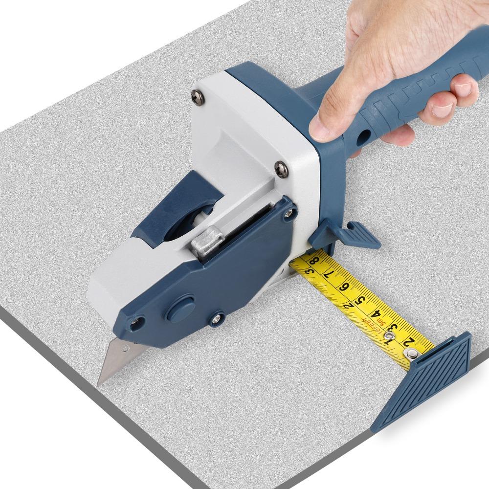 Alloy Material Gypsum Board Cutter All-in-one Hand Tool Cardboard, Hardie Board, and Ceiling Tiles