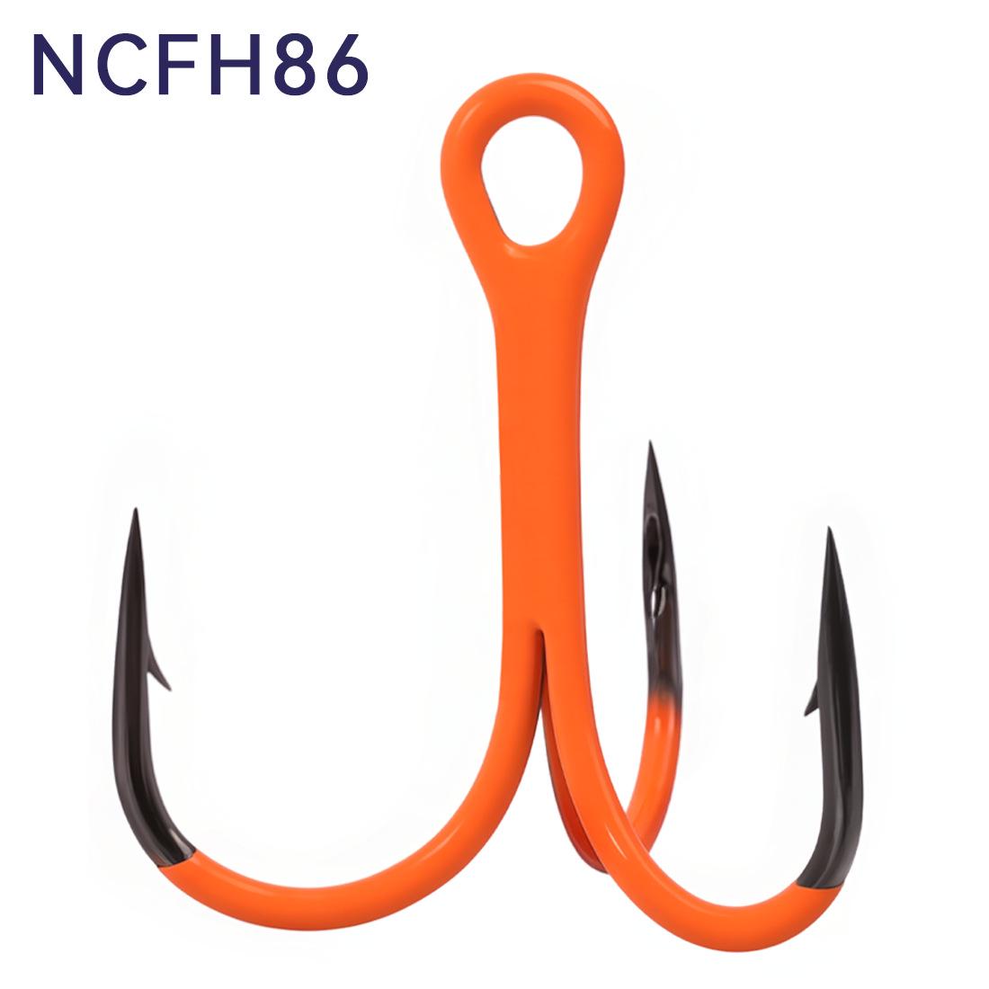 

Нержавеющий крючок с тройным якорем: Усиленная высокоуглеродистая сталь с зазубринами и оранжевым покрытием Size 14 (10 pcs)