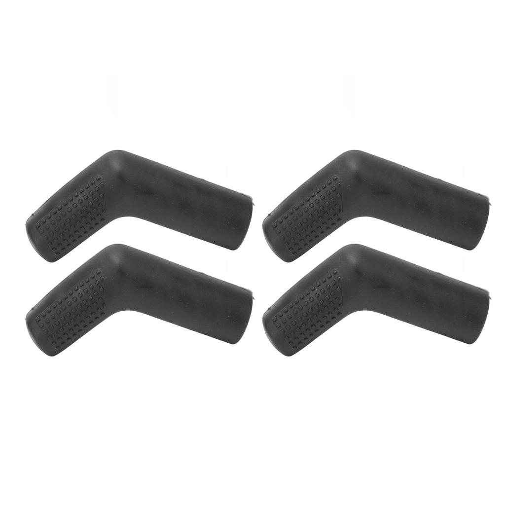 4PCS Motorcycle Gear Shift Lever Shoe Protector Rubber Anti Slip Universal for Street Dirt Bikes ATVs Black
