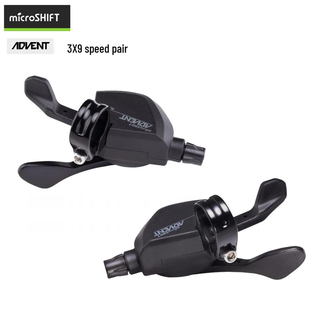 Microshift Advent 1x9 MTB Derailleur Kit: Achterderailleur, Shifter, 42T Cassette