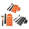 23x Household Wooden Flooring Installation Tools High Strength Portable DIY Tool Set Non Slip Handle Heavy Duty with Spacers
