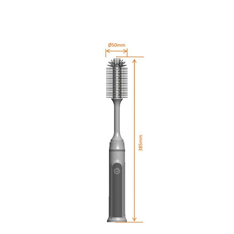 ABWR-2 In 1 Baby Bottle Cleaning Kit Nipple Cleaner Waterproof Electric Cup Brush 385 X 50 X 50Mm