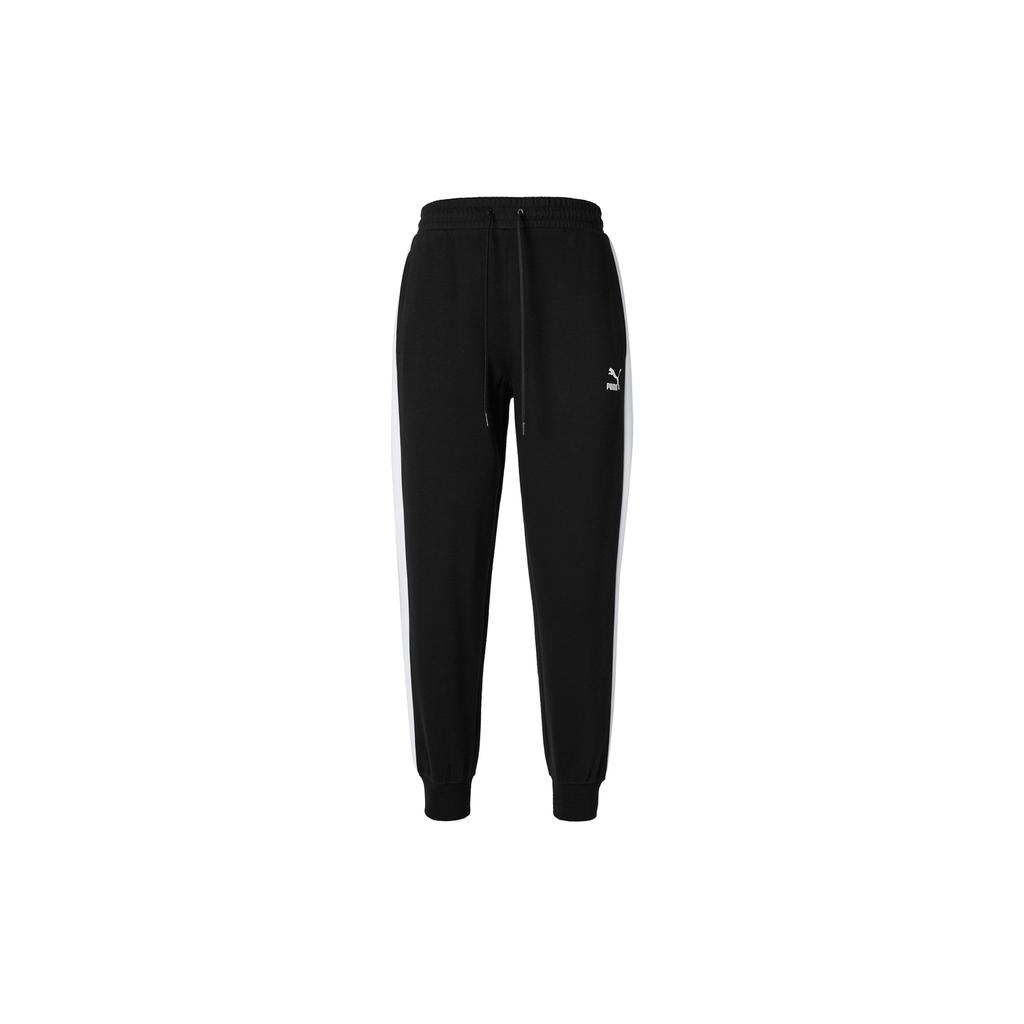 Puma Running Fitness Training Tapered Retro Sweatpants Knitted Sports Pants Men Bottoms 537168-01