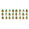 Unique Wood Embellishment Set of 24pcs Patrick's Day Doll Pendants for Holiday Decorations and Irish Celebrations