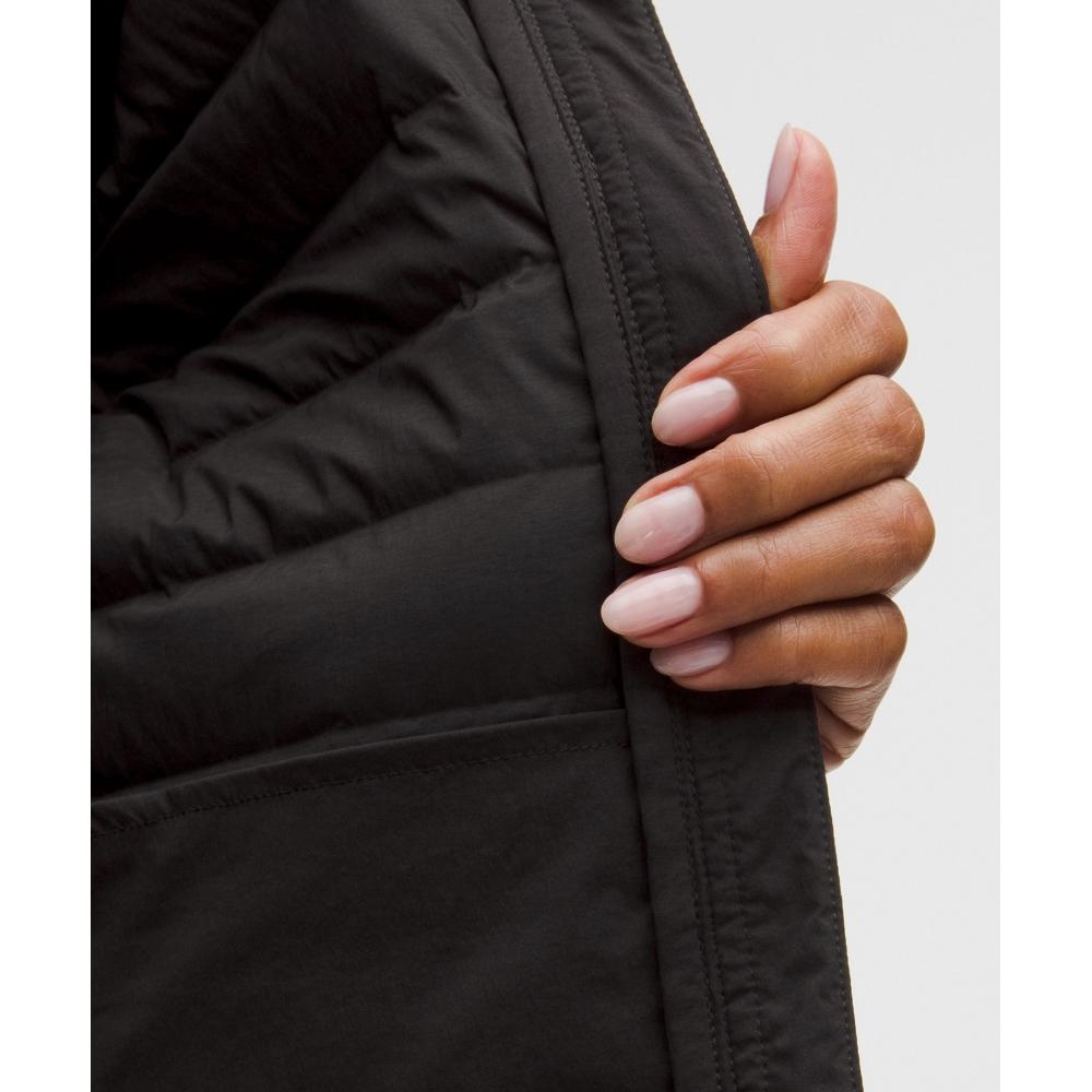 Lululemon Down And Around 700 Fill Jacket Black