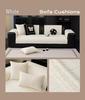 2025 Retro Style Plush Sofa Cushion Cover, Non-slip & Thickened for All Seasons