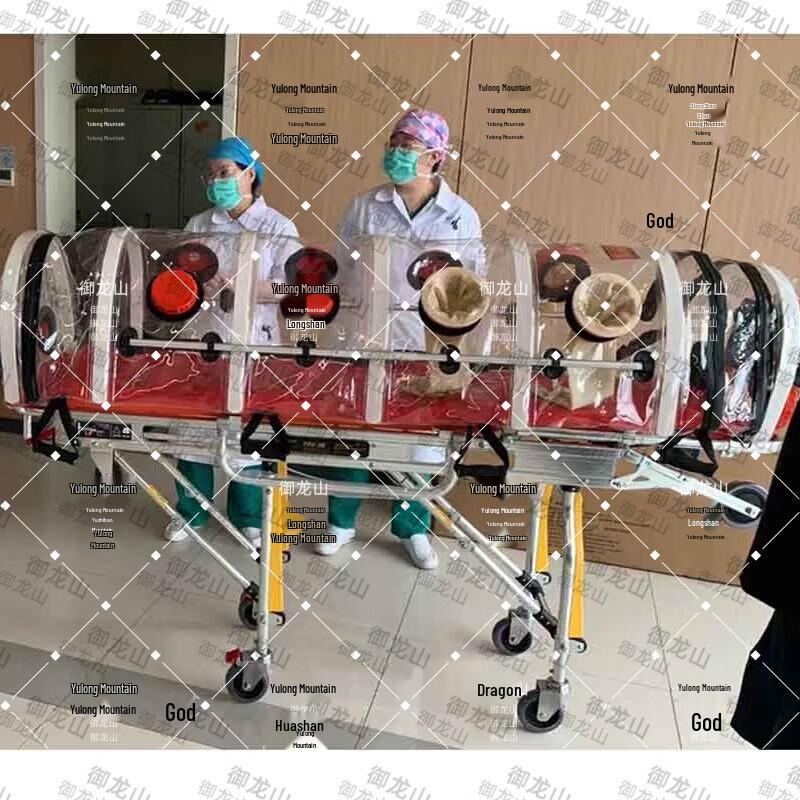 Изоляционная кабина отрицательного давления с носилками для скорой помощи