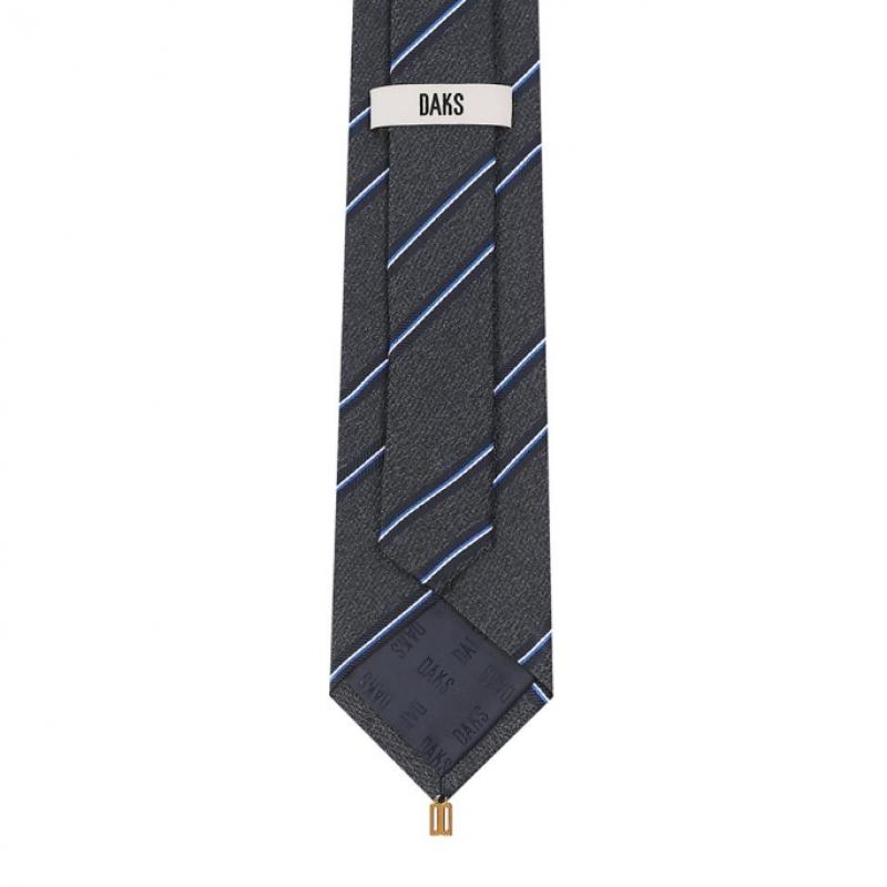 Daks 26 Year Ss Silk Blend Regimental Stripe Tie Dmg1acf1010g1