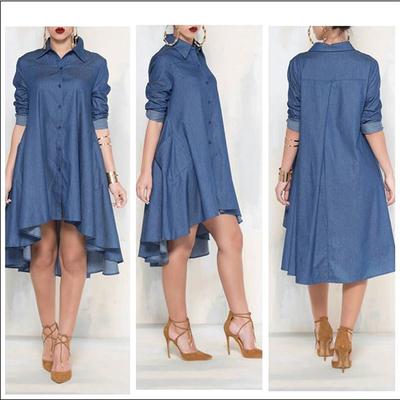 denim loose dress