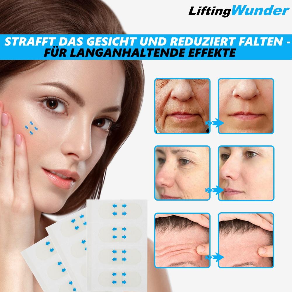 LIFTINGWUNDER Face Lifting Tapes Unsichtbare Face-Lifting Gesichtsaufkleber 60St