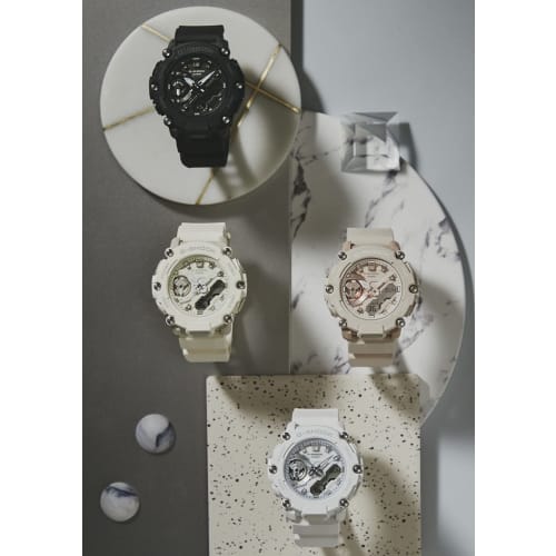Casio watch G-Shock mid-size model GMA-S2200M-7AJF ladies white