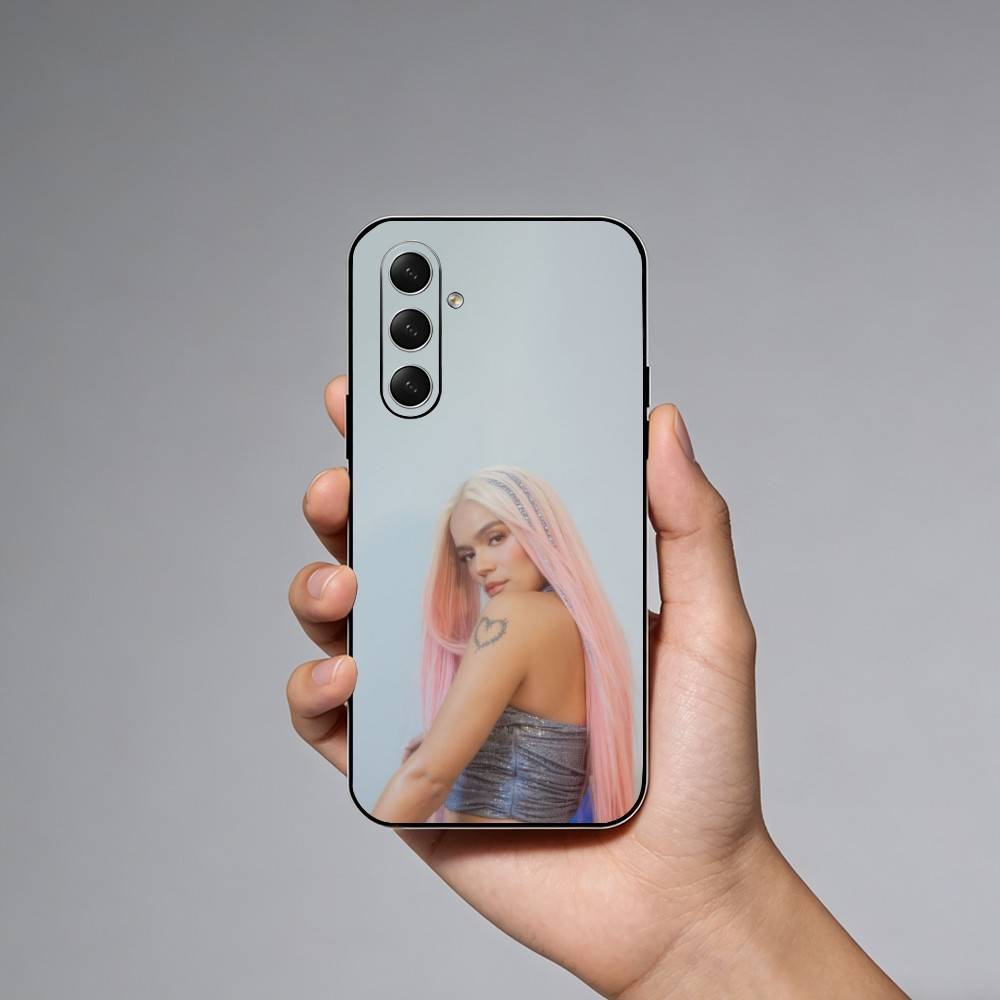 K-Karol G Amargura Phone Case For Samsung Galaxy A73,21,22,32,71,53,52,51,80,5G Soft Black Cover Samsung a41