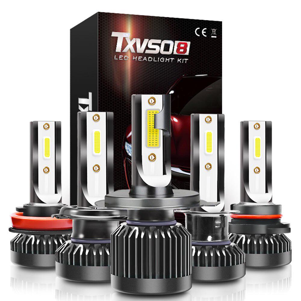 

1PCS Автомобиль Фара Bulb H4 H7 H1 9005 HB3 HB4 80W 8000LM автомобиль укладка 6000K Led Automotivo Туманный свет