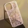 French Gentle Pink Lace Transparent Shockproof Phone Case for iPhone 17 17Air 16 15 14 13 12 11 Pro Max