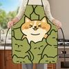 1pc Shiba Inu Apron with Dog Design - Cute Shiba Suitable for Cooking, Baking, for Home Use, Polyester Gift for Couples, Dog Lovers, Shiba Inu Themed 
