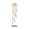 Classic Round Earrings For Women Smooth Line And Anti-corrosion Wide Application Hanging Earrings Tassel Earrings Family