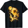 Latte Roaring At The Moon Funny Drink Lover T-Shirt