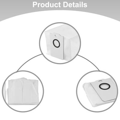 6/12 Pcs For Conga 9990 AI  For Conga 9590 For Conga 10090 AI Spin Filter Bag Vacuum Cleaner Accessories Spare To Replace