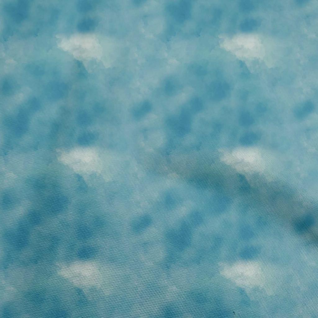 oneOone Cotton Flex Forest Green Fabric Abstract Smoke Dress Material Fabric Print Fabric By The Yard 40 Inch
