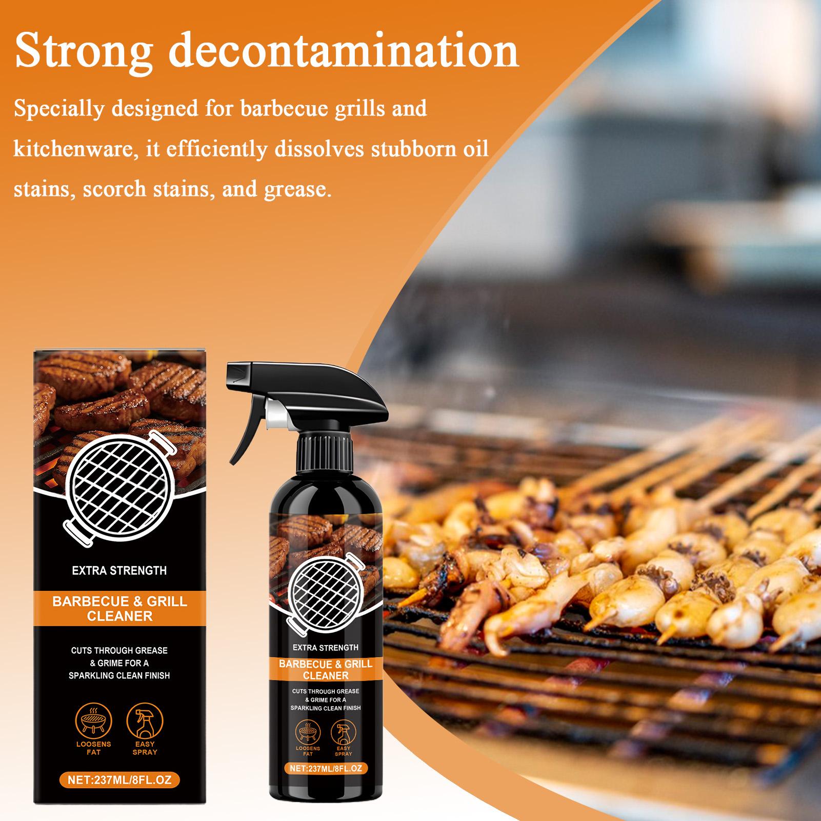 

Stainless Steel Grill Cleaner Bbq Cleaner And Degreaser Spray Soap Remover 8Fl Oz Cleaning Solution BBQ Grill Cleaner CN