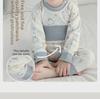Newborn High Waist Cotton Pajama Set - Belly Protection and Autumn Bottoms
