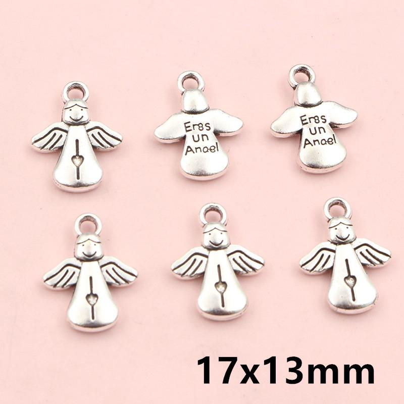 20pcs Angel Charms Pendant Zinc Alloy Metal Small Elf Girl DIY Jewelry Making Accessories Findings for Necklace Bracelet