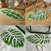 Nordic Plant Leaf Tufted Carpet Bathroom Non-slip Floor Mat Bathroom Living Room Heterosexual Floor Mat