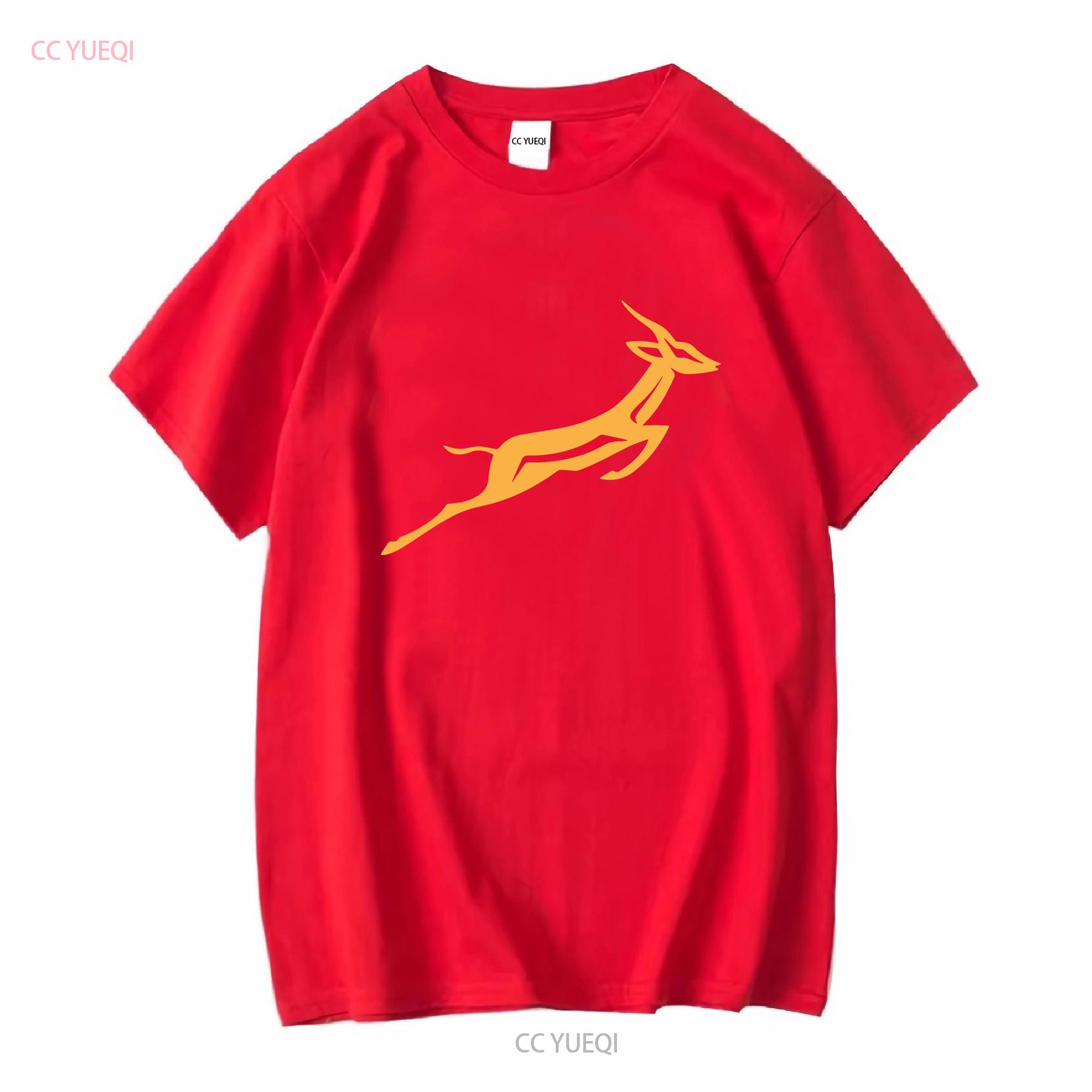 Футболка Спрингбок Южная Африка Африканское регби День рождения День отца Папа Топ с длинными или короткими рукавами винтажный Выстиранная дизайнерская одежда S