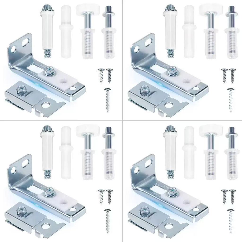 Folding Door Hardware Set With Metal Top Rollers For Home Renovation