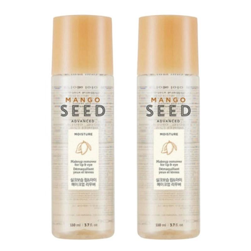 The Face Shop Mango Seed Lip & Eye Remover 110ml x2 pcs, 2 pcs