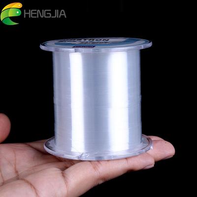 Neue langlebige, transparente Nylon-Angelschnur für Fliegenkarpfen, 500 m, extrem starke Nylon-Angelschnüre, Linha Pesca Multifilamento