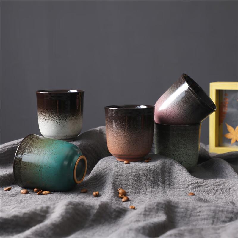 Jimo Kiln-Glazed Ceramic Gongfu Teacup (Set of 2)