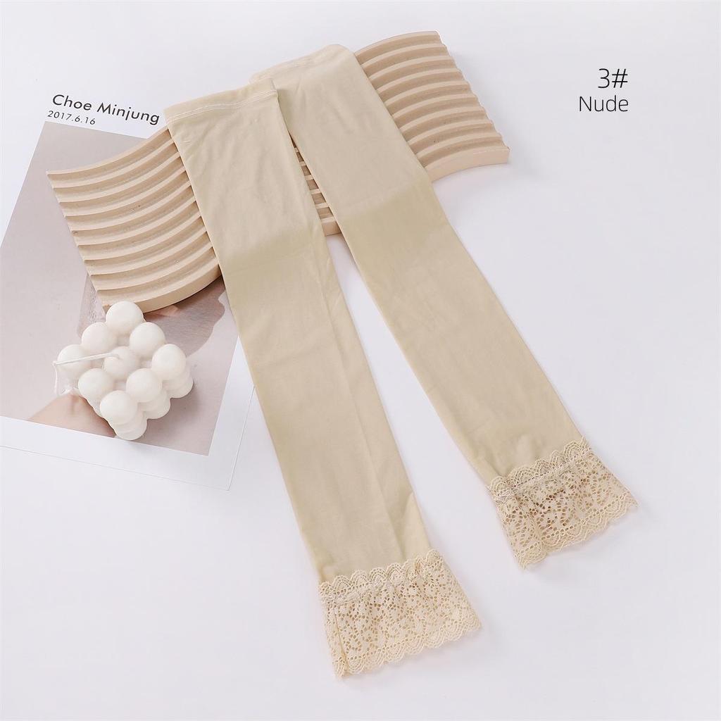 Cross-Border Ice Silk UV Protection Lace Sun Sleeves