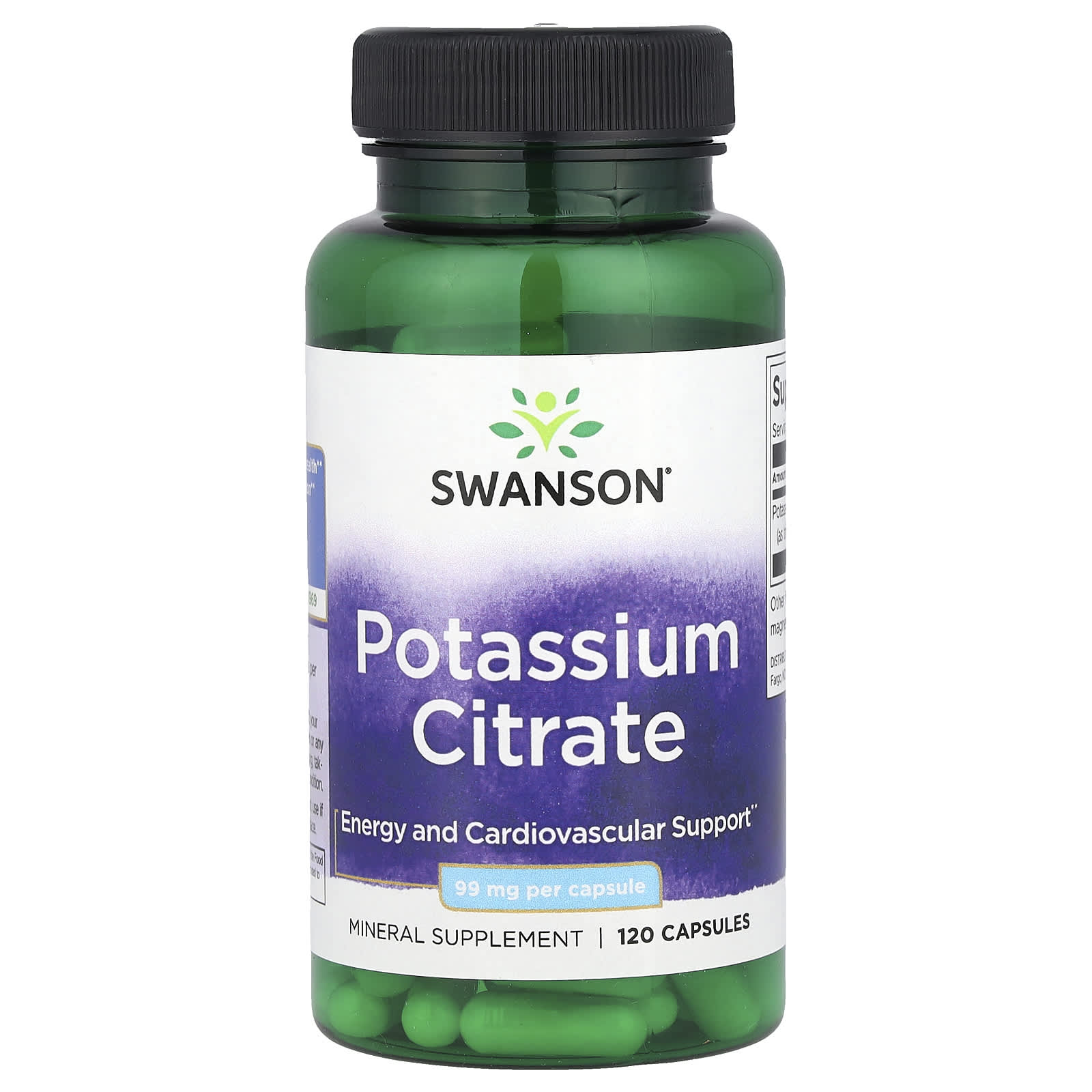 

Potassium Citrate, 99Mg, 120 Capsules