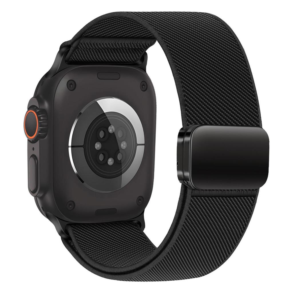 Compatible Elastic Nylon Magnetic Buckle Wristband for Apple S10 Watch Ultra Sport & iWatch9876SE