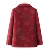Grandma's High-End Autumn Wool Coat for Women, Turn-Down Collar, Perfect for Elderly and Middle-Aged Mothers