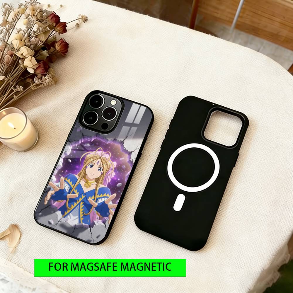 Ah My Goddess Phone Case For iPhone17,16,15,14,13,12,11 Plus,Pro Magnetic with Magsafe Wireless Charging