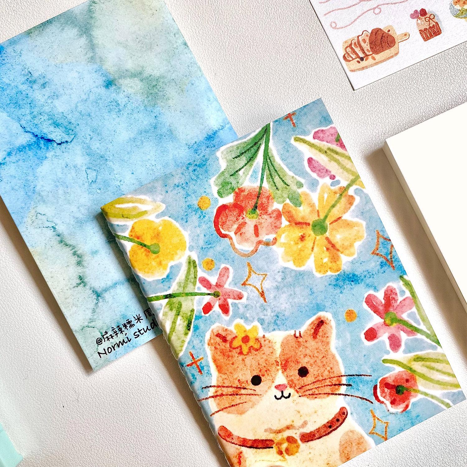 TN Passport Holder - Spicy Sticky Rice Vol.10: Little Kitten/Curly Dog Planner with Blank Pages Refill.