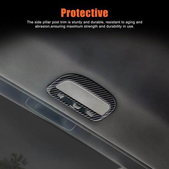 ABS Carbon Rear Reading Lamp Interior Trim Cover For Subaru Forester 2025