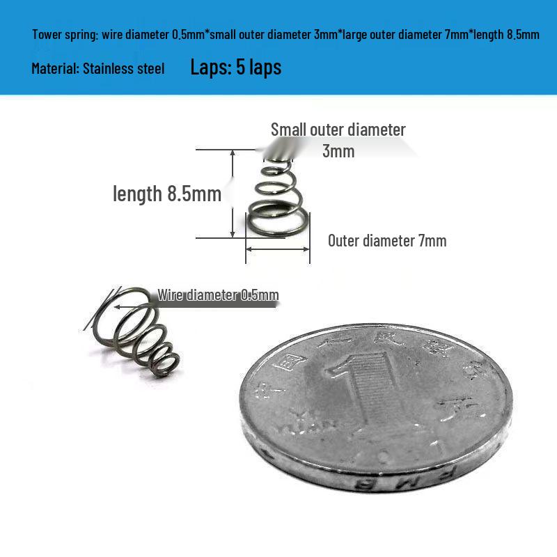 Belleville 304 Stainless Steel Compression Spring with High Elasticity