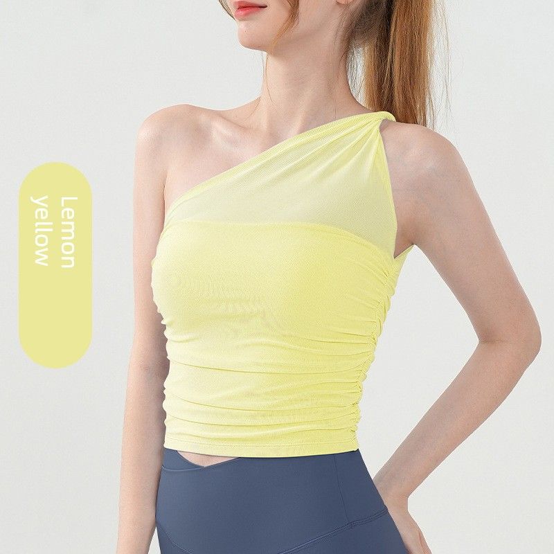 European and American-Style Crossbody Bra Dancing Hollow Yoga Underwear