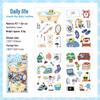 New Cartoon PET Journal Stickers for Kids - Daily Fun DIY Materials