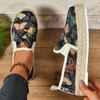 Fisherman shoes women's summer 2024 new fashion printing breathable flat-soled single shoes one-pedal women's shoes
