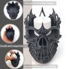 Skull Candle Holder Halloween Decorations Spooky Tealight Cup Gothic Decor Resin Candlestick Crafts for Party Halloween