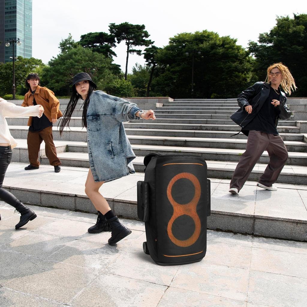 For JBL PartyBox 520 Speaker Carry Cover Wear Resist Portable Speaker Dust Case Mesh Speaker Protective Cover for Outdoor Travel