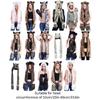Plush Animal Ear Hat for Adult Unisex Earflap Gloves Scarf All In One Warm Trapper Hat Outdoor Activity Cold Weather Hat
