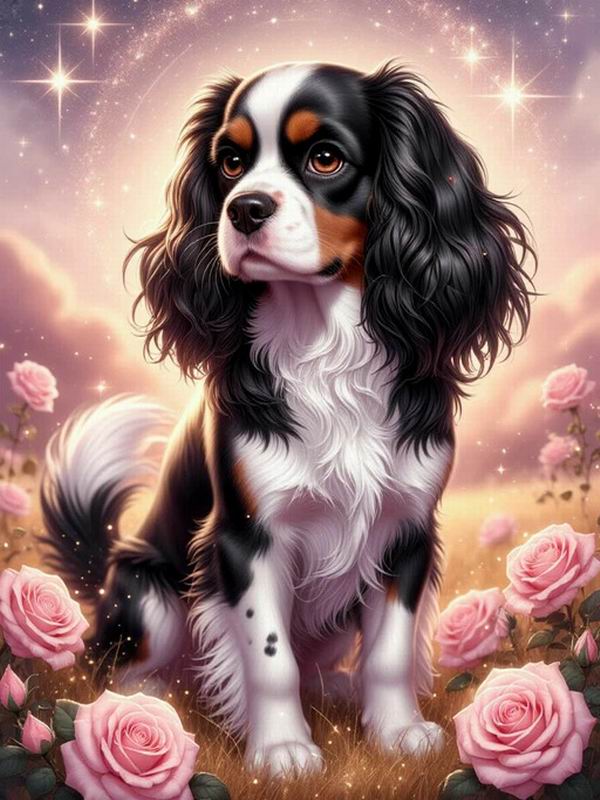 Diamond Painting New Collection 2026 Cute Dog Flower Diy Full Square Round Drill Rhinestone Embroidery Pet Animals Mosaic Cross Stitch Kits