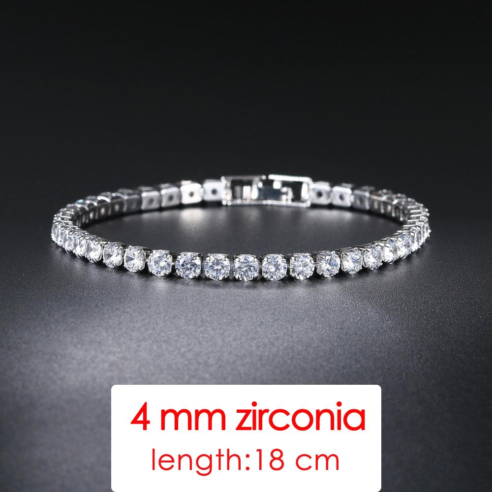ZHOUYANG Tennis Bracelet For Women Luxury Colorful Optional 2.5mm CZ Crystal Rose Gold Color Gift Fashion Jewelry KC128
