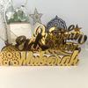 Acrylic Ramadan Ornament Eid Mubarak Moon Star Castle Shape Crafts Islamic Muslim Diy Decoration Supplies Party Gift