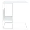 VidaXL Side Table White 55x36x59.5 Cm Engineered Wood 343107